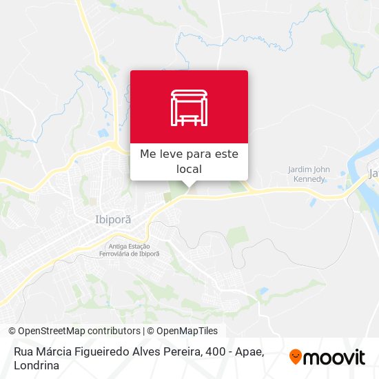 Rua Márcia Figueiredo Alves Pereira, 400 - Apae mapa