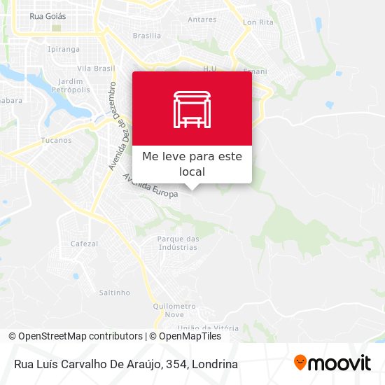 Rua Luís Carvalho De Araújo, 354 mapa