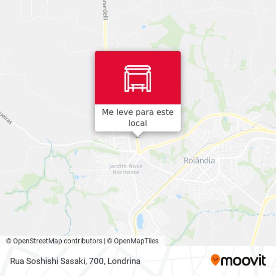 Rua Soshishi Sasaki, 700 mapa