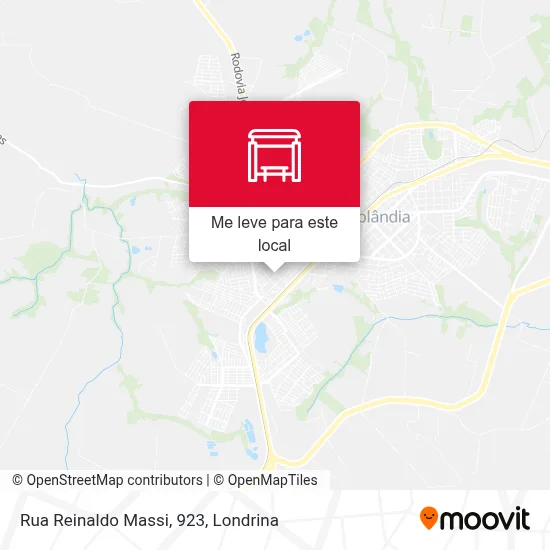 Rua Reinaldo Massi, 923 mapa