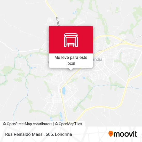 Rua Reinaldo Massi, 605 mapa
