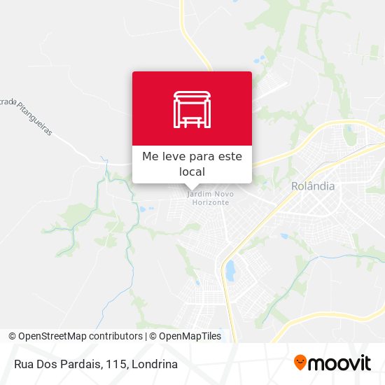Rua Dos Pardais, 115 mapa