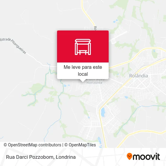 Rua Darci Pozzobom mapa