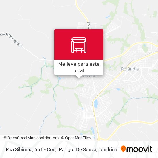 Rua Sibiruna, 561 - Conj. Parigot De Souza mapa