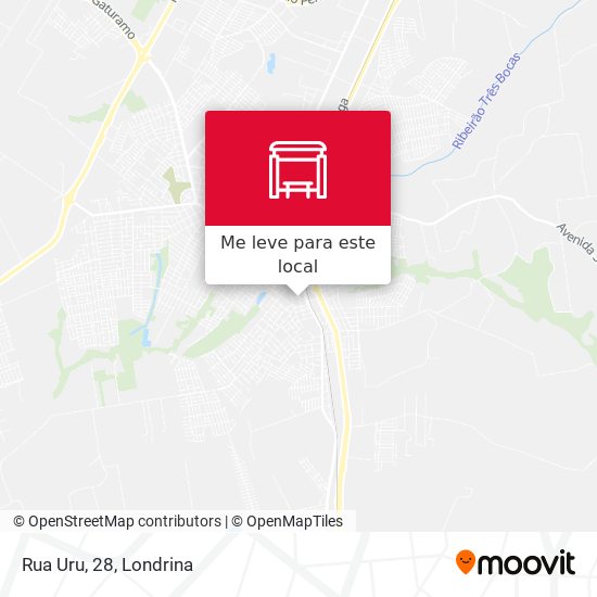 Rua Uru, 28 mapa