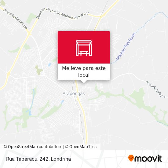 Rua Taperacu, 242 mapa