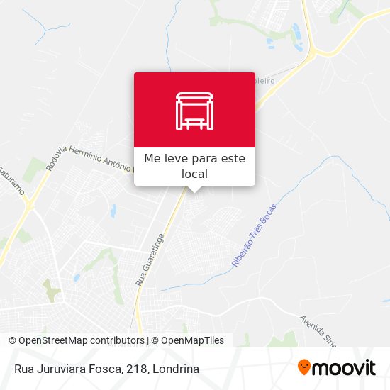 Rua Juruviara Fosca, 218 mapa