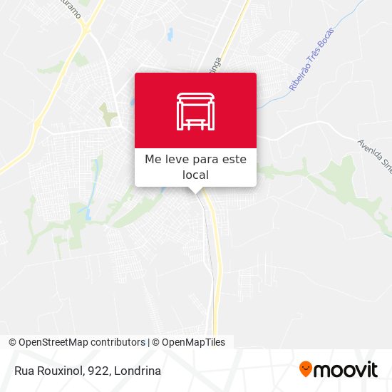 Rua Rouxinol, 922 mapa