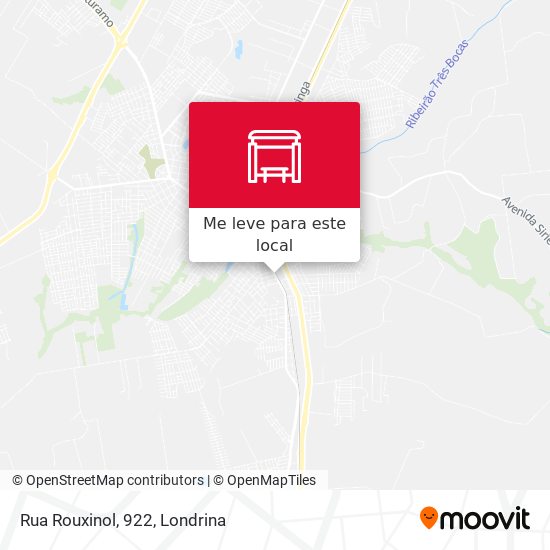 Rua Rouxinol, 922 mapa