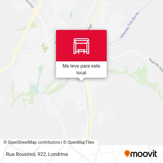 Rua Rouxinol, 922 mapa
