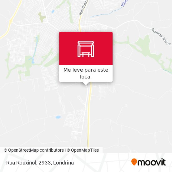 Rua Rouxinol, 2933 mapa