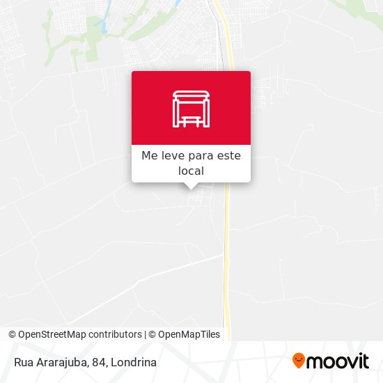 Rua Ararajuba, 84 mapa