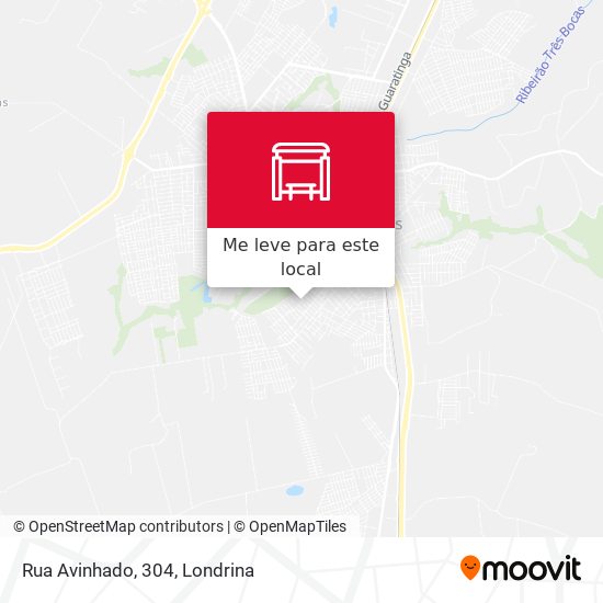 Rua Avinhado, 304 mapa