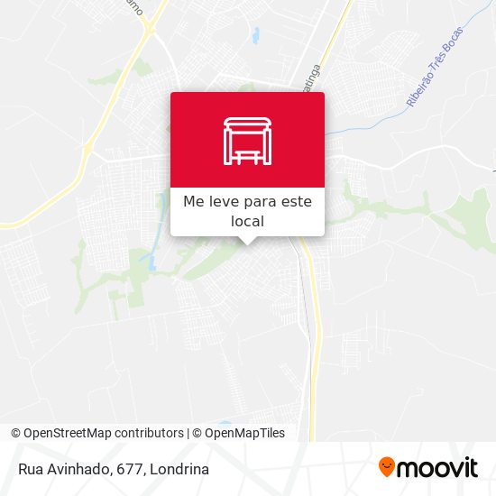 Rua Avinhado, 677 mapa