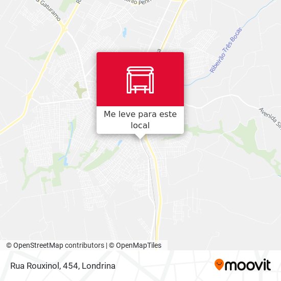Rua Rouxinol, 454 mapa