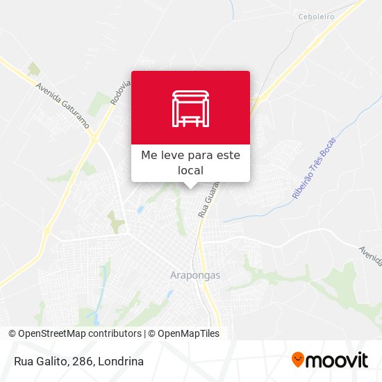 Rua Galito, 286 mapa