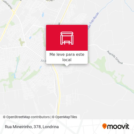 Rua Mineirinho, 378 mapa