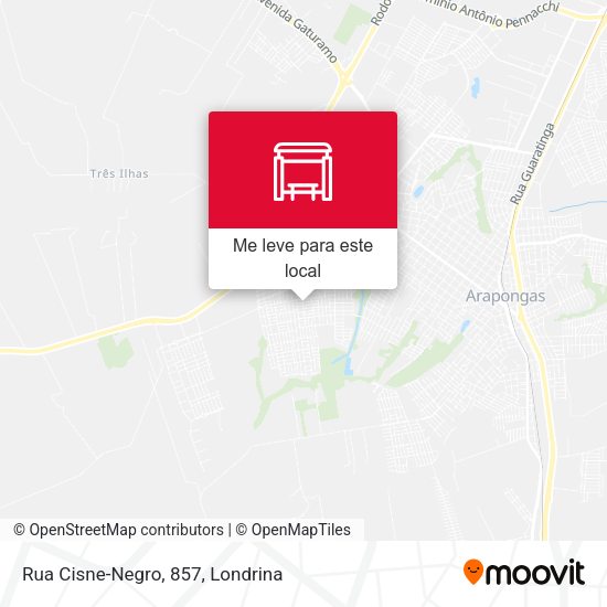Rua Cisne-Negro, 857 mapa