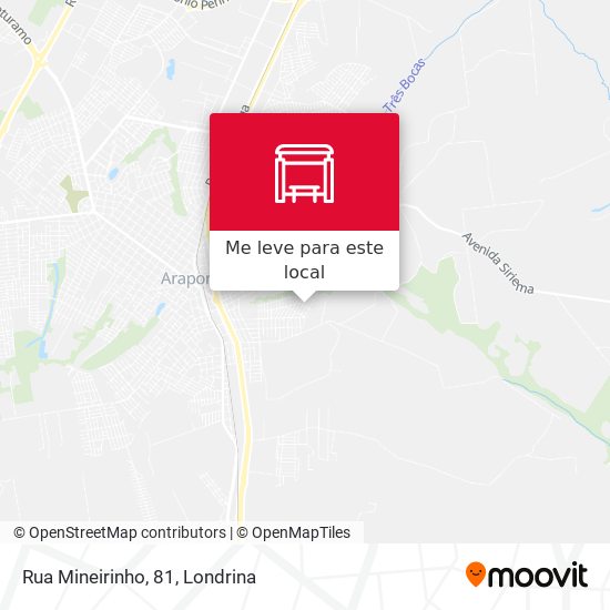 Rua Mineirinho, 81 mapa