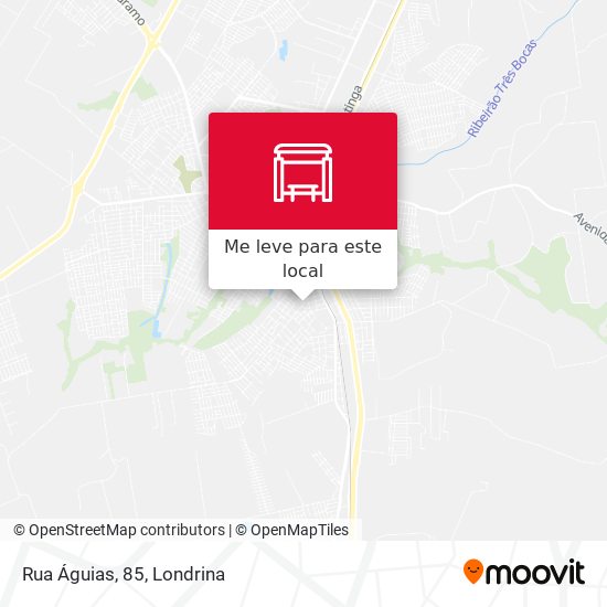 Rua Águias, 85 mapa