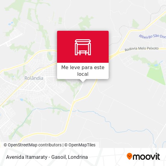 Avenida Itamaraty - Gasoil mapa