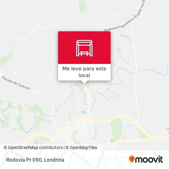Rodovia Pr 090 mapa