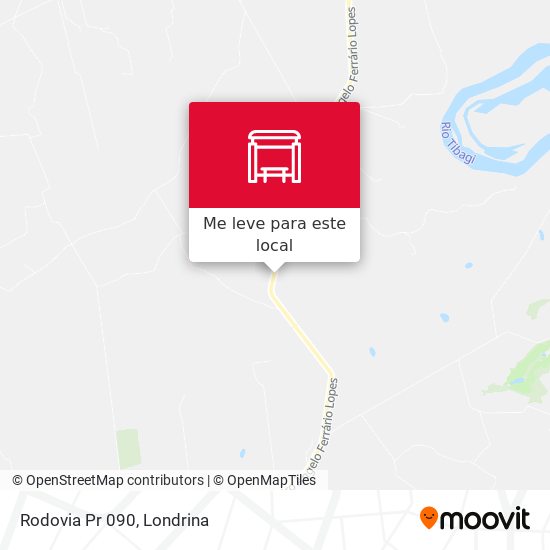 Rodovia Pr 090 mapa
