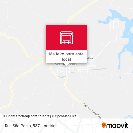 Rua São Paulo, 537 mapa