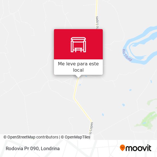 Rodovia Pr 090 mapa