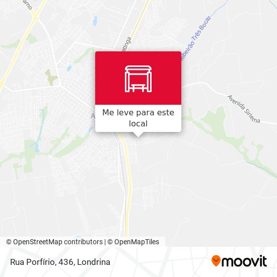 Rua Porfírio, 436 mapa