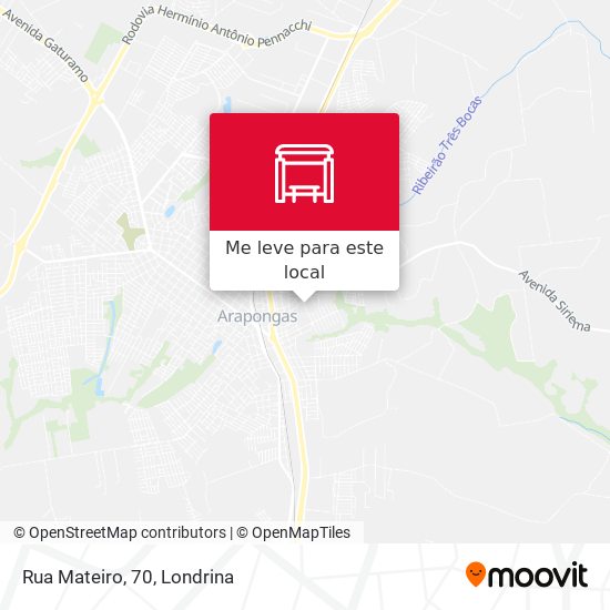 Rua Mateiro, 70 mapa