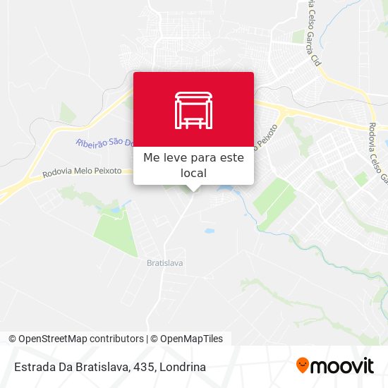 Estrada Da Bratislava, 435 mapa