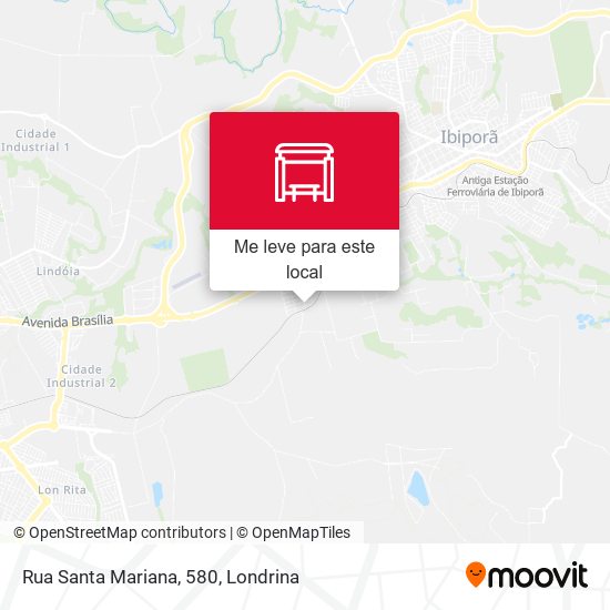 Rua Santa Mariana, 580 mapa