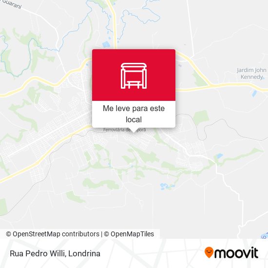 Rua Pedro Willi mapa