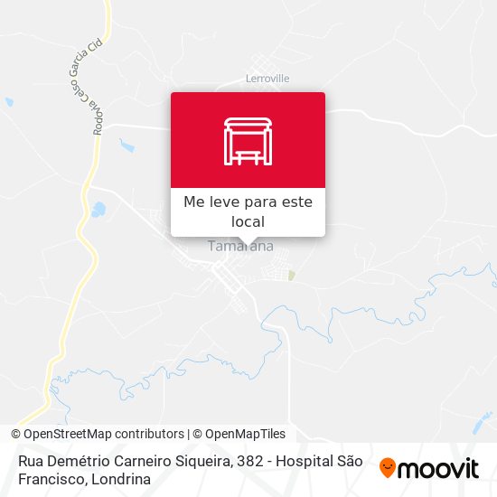 Rua Demétrio Carneiro Siqueira, 382 - Hospital São Francisco mapa
