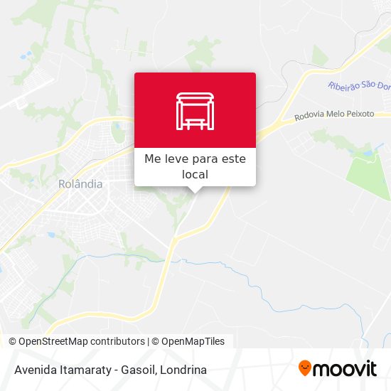 Avenida Itamaraty - Gasoil mapa