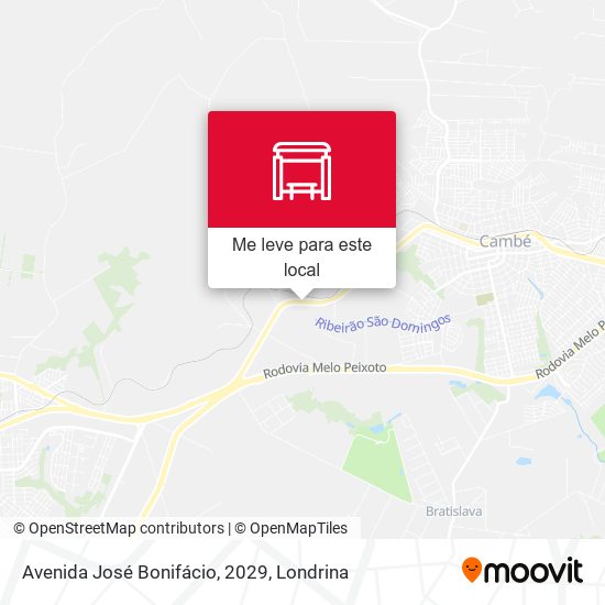 Avenida José Bonifácio, 2029 mapa
