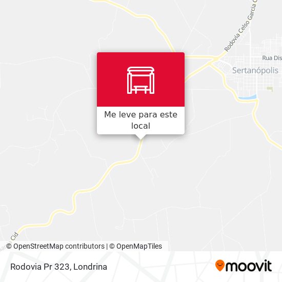 Rodovia Pr 323 mapa