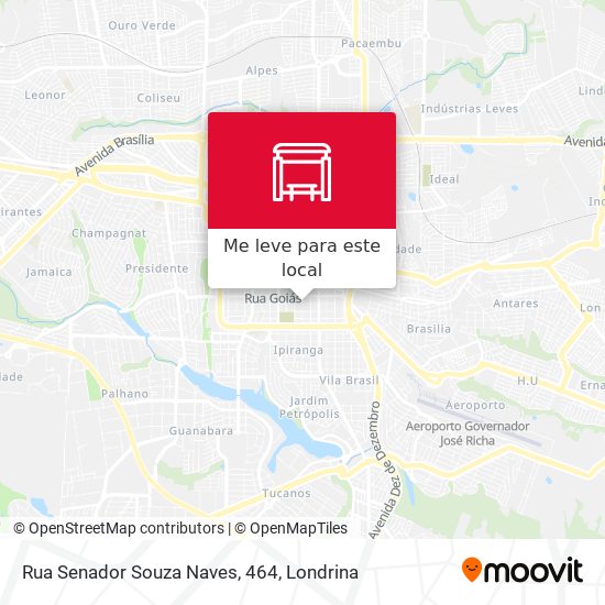 Rua Senador Souza Naves, 464 mapa