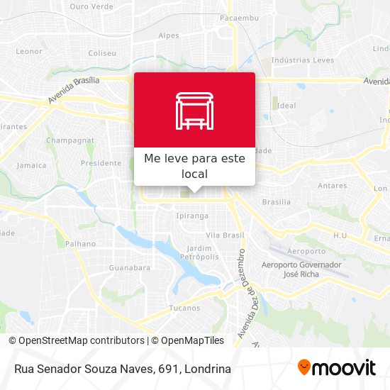 Rua Senador Souza Naves, 691 mapa