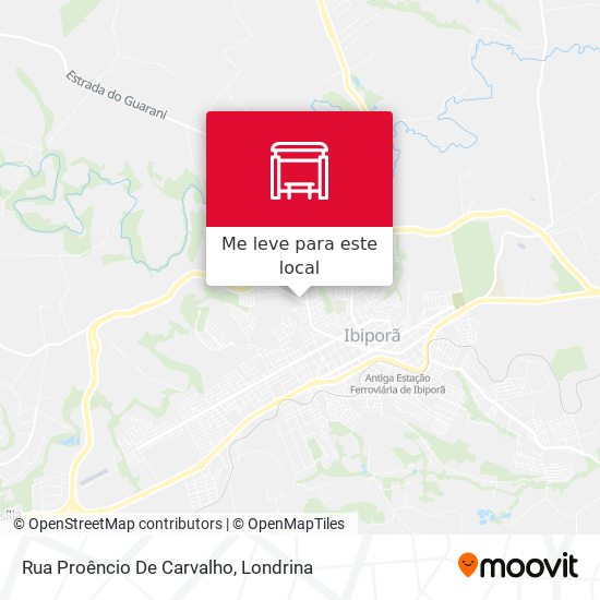 Rua Proêncio De Carvalho mapa