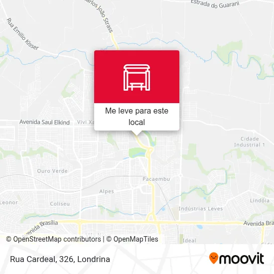 Rua Cardeal, 326 mapa