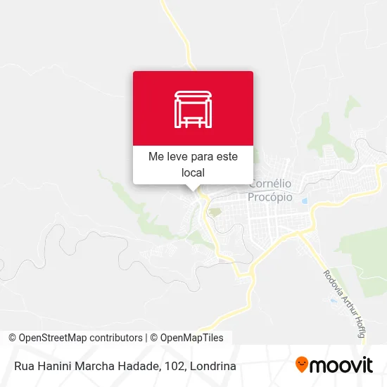Rua Hanini Marcha Hadade, 102 mapa