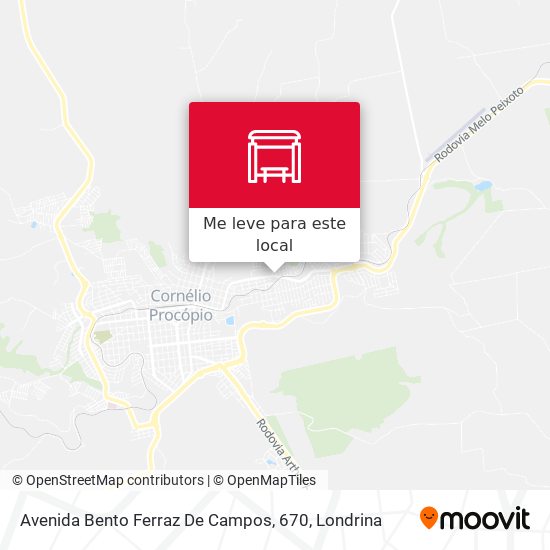 Avenida Bento Ferraz De Campos, 670 mapa