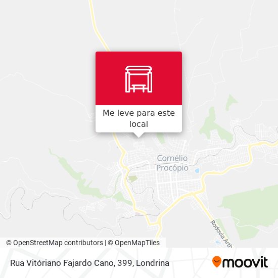 Rua Vitóriano Fajardo Cano, 399 mapa