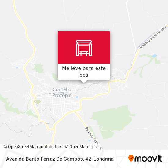 Avenida Bento Ferraz De Campos, 42 mapa