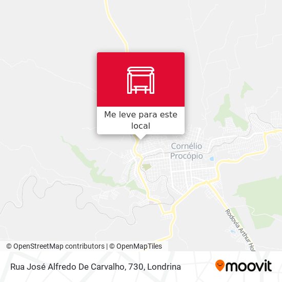 Rua José Alfredo De Carvalho, 730 mapa
