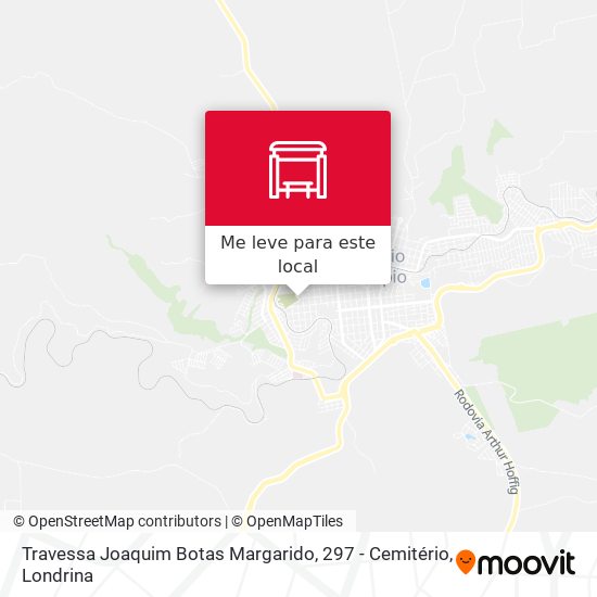 Travessa Joaquim Botas Margarido, 297 - Cemitério mapa