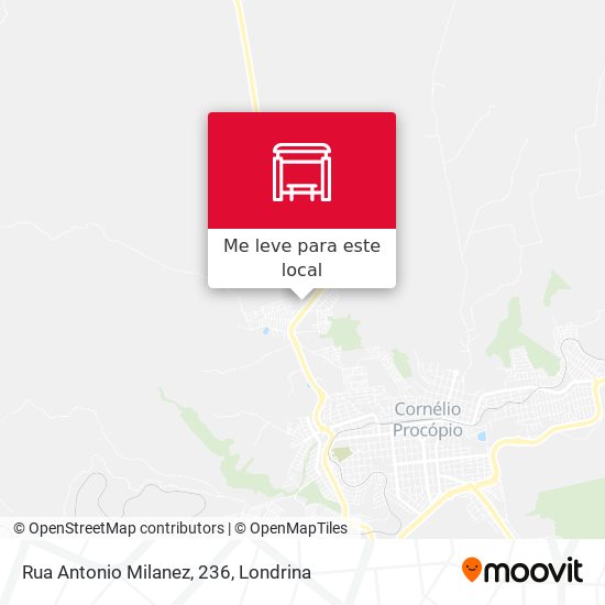 Rua Antonio Milanez, 236 mapa