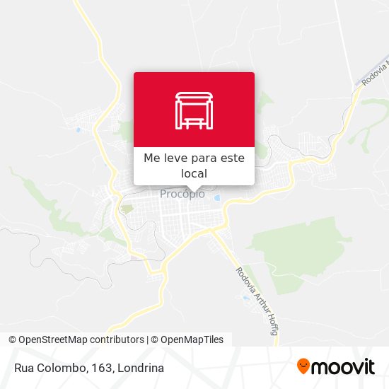 Rua Colombo, 163 mapa